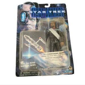 Nib, Star Trek First Contact Lt. Commander Worf Action Figure, Vintage